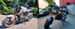 Honda CB125R und Honda MSX